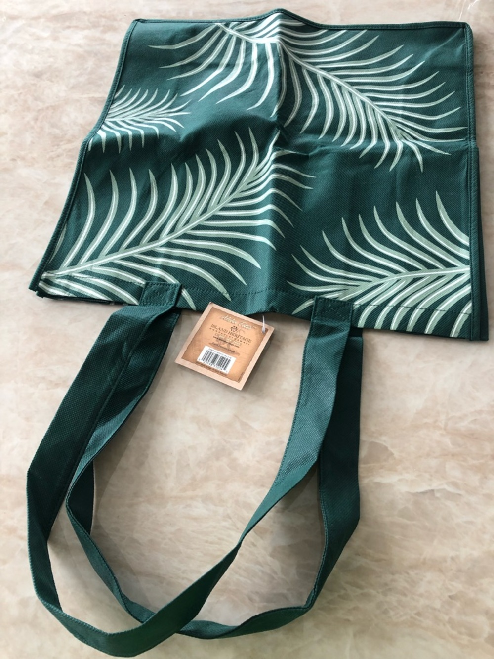 NWT Hawaiian Print Reusable Tote Bag